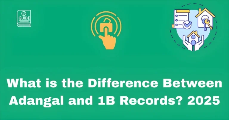 What is the Difference Between Adangal and 1B Records? 2025